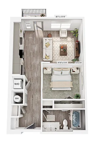 Floor plan E1