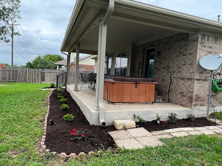 Backyard - Porch - Hot Tub