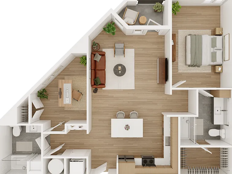 a4 (Flex) floor plan Solis Dresden Village