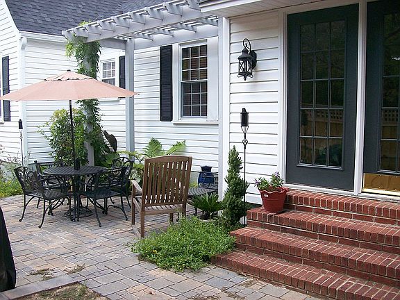 patio and sunroom entrance