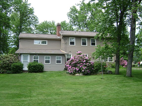 Rear view and enclosed porch