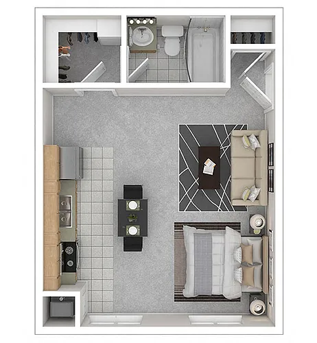Floor plan Dore - EFFICIENCY