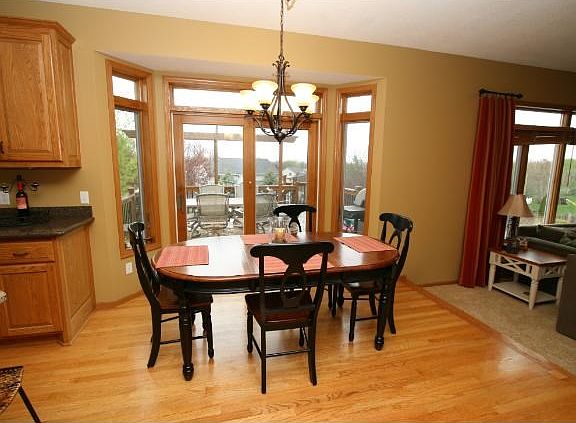 Gleaming hardwood floors.