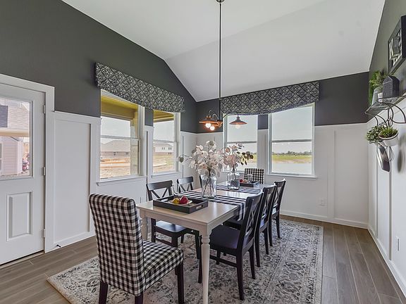 Dining area with access to patio