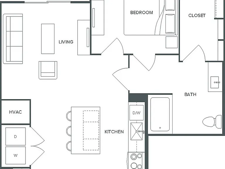 A10.2-HC: 1bed 1bath A10.2-HC: 1bed 1bath