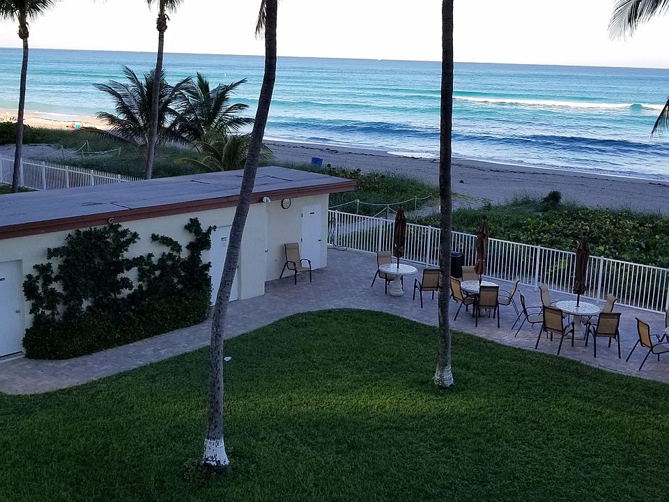 private deck on the beach