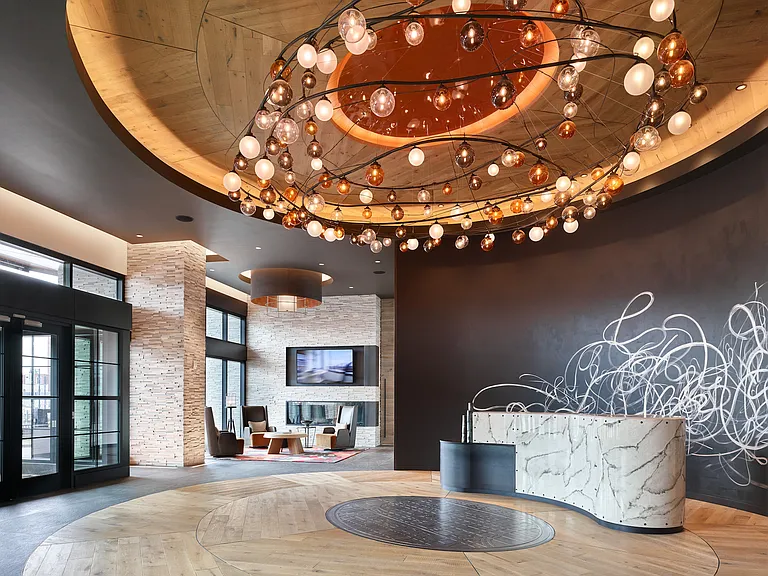 24-Hour Staffed Lobby at Two Light Luxury Apartments