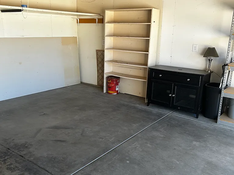 Garage with Shelving