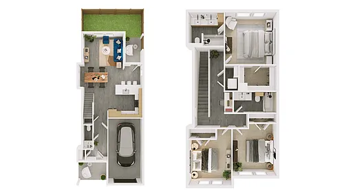 Floor plan C4 - Townhome