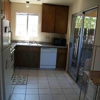 Kitchen and attached patio