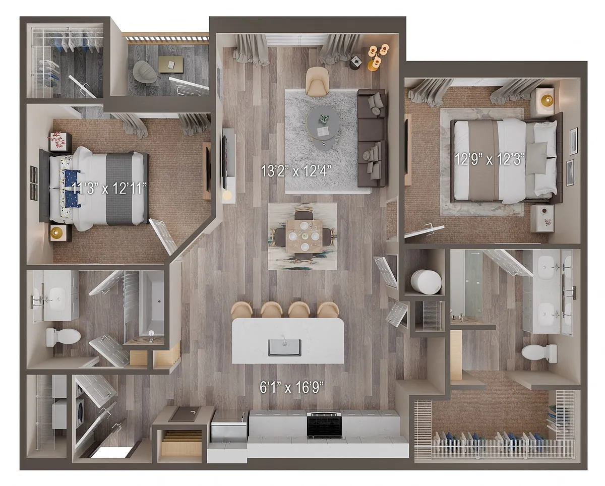Floor plan Turquoise I