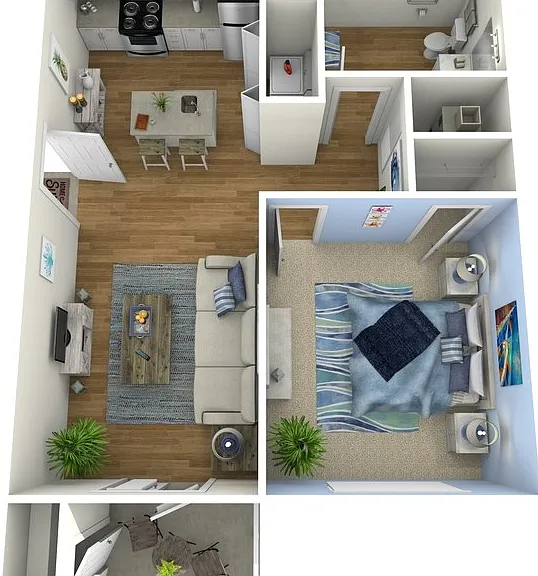 Azalea Accessible Floorplan Diagram