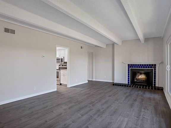 Kitchen off living/dinning room.