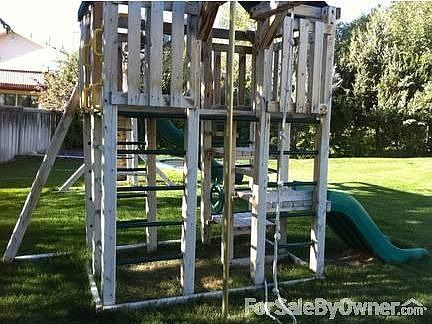 Wood Playset Included