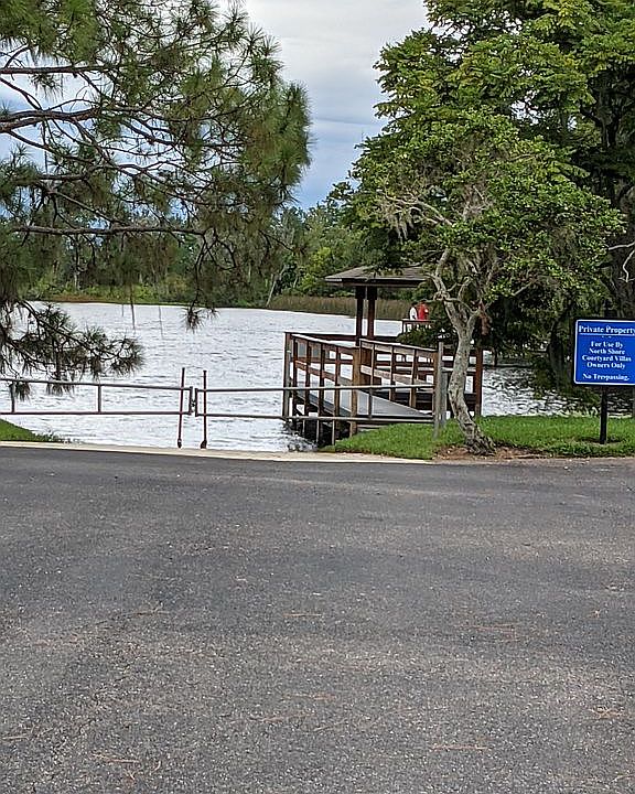 Boat ramp access to Lake Triplett