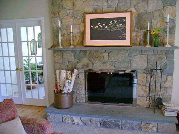 Stone Fireplace