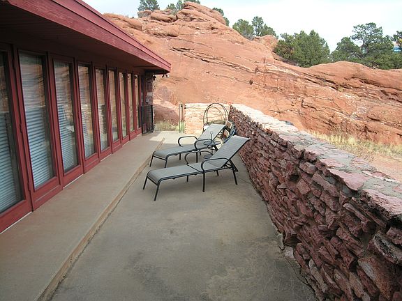 South facing sun deck
