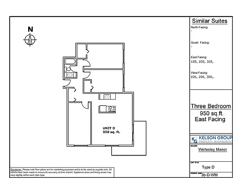Floor plan 3 Bedroom