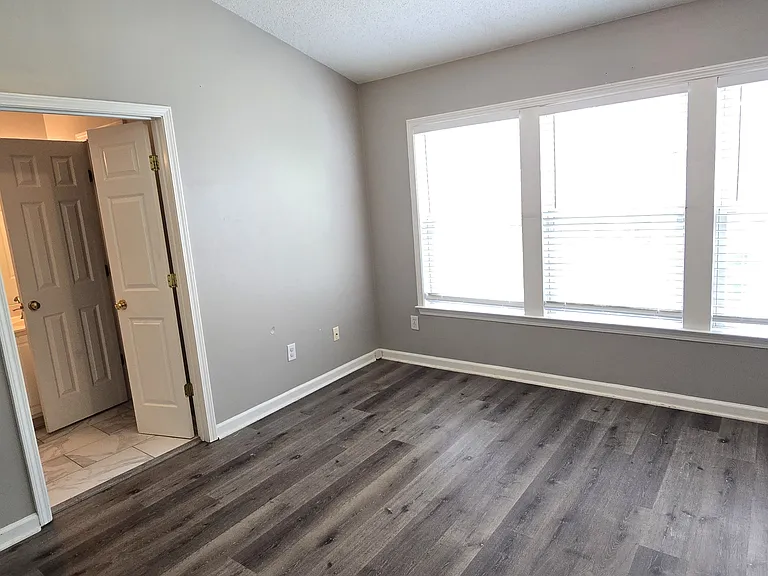 Master bedroom and bathroom
