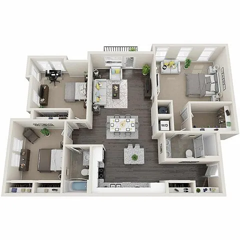Floor plan Gamble