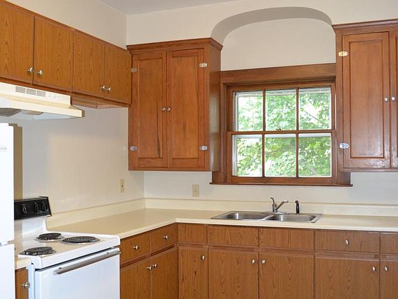 Kitchen with tiled floors