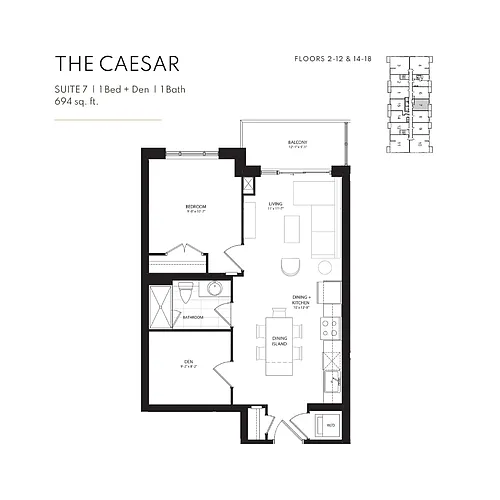 Floor plan The Caesar