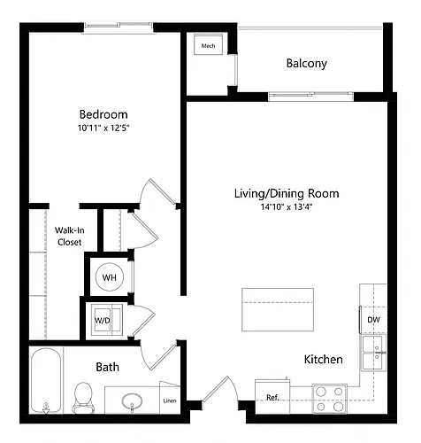 Floor plan Higgins