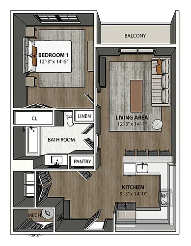 Floor plan Greiman