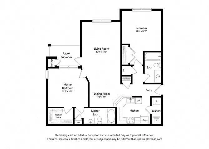 Floor plan Bradford