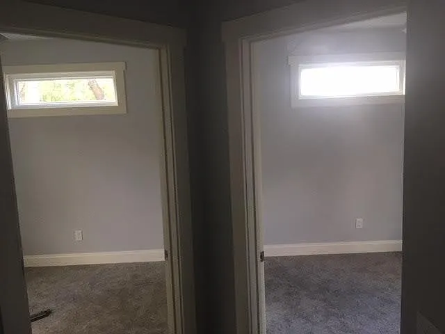 2 bedrooms with full sized closets