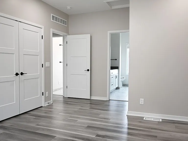 Master bedroom at Lyric Townhomes.
