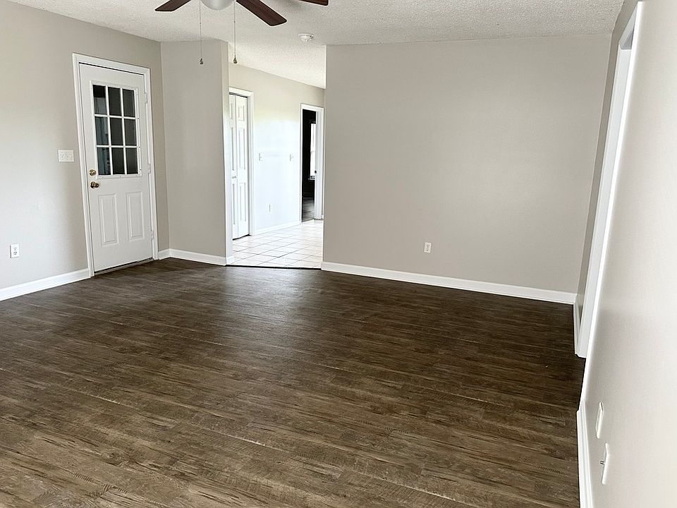 Living room from front door entrance