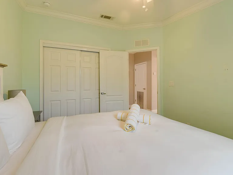 Bedroom 2 - full bed and closet space