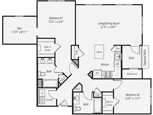 Floor plan B12D