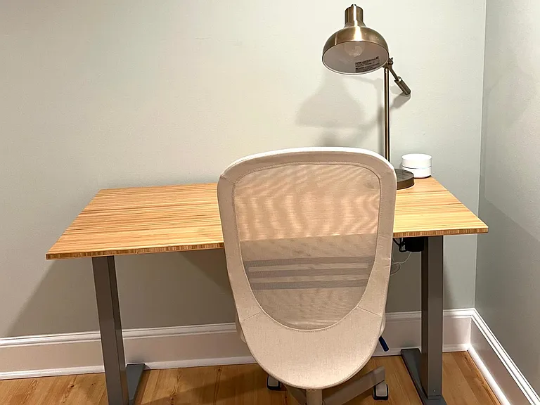 Workstation in finished basement
