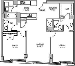 Floor plan 2C Renovation 2