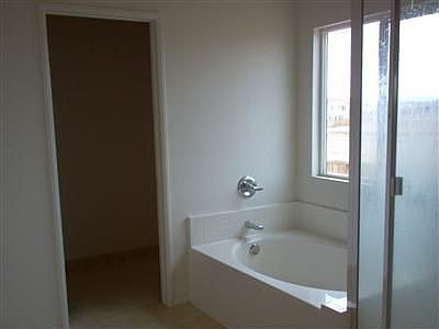 Masterbath with walk in closet