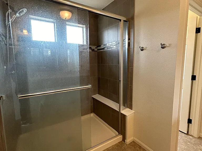 Master shower