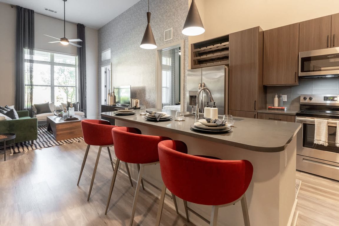 Living Room with Hard Surface Flooring