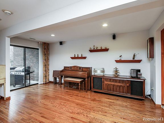 Wall taken down to open up the family room.