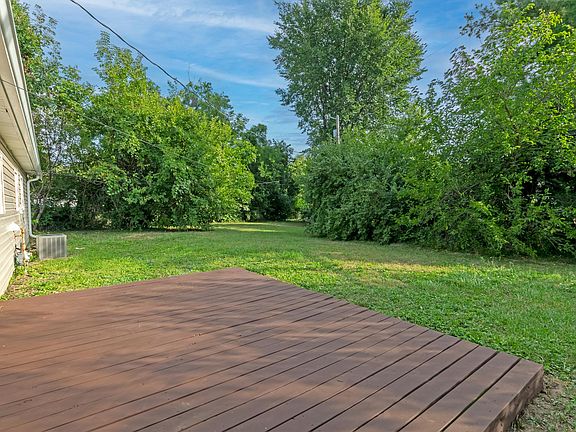 Backyard with deck