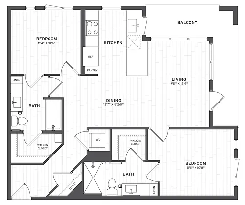 Floor plan 2B2