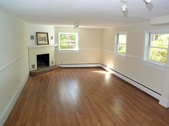 Lower level Family Room w/ corner fireplace (gas logs)