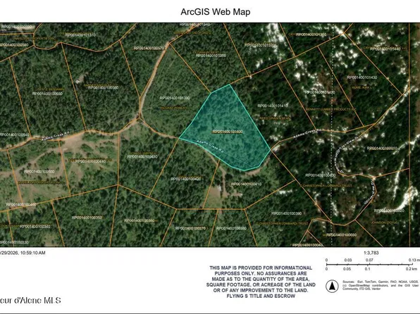 400 Adams Creek Rd, Fernwood, ID 83830
