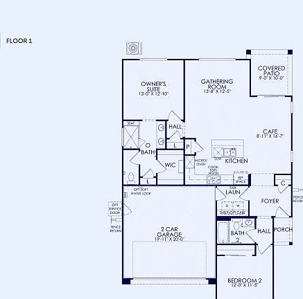 Audrey Floor Plan, Quick Move-In Home, Floor 1