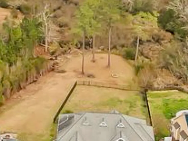 Aerial view of home