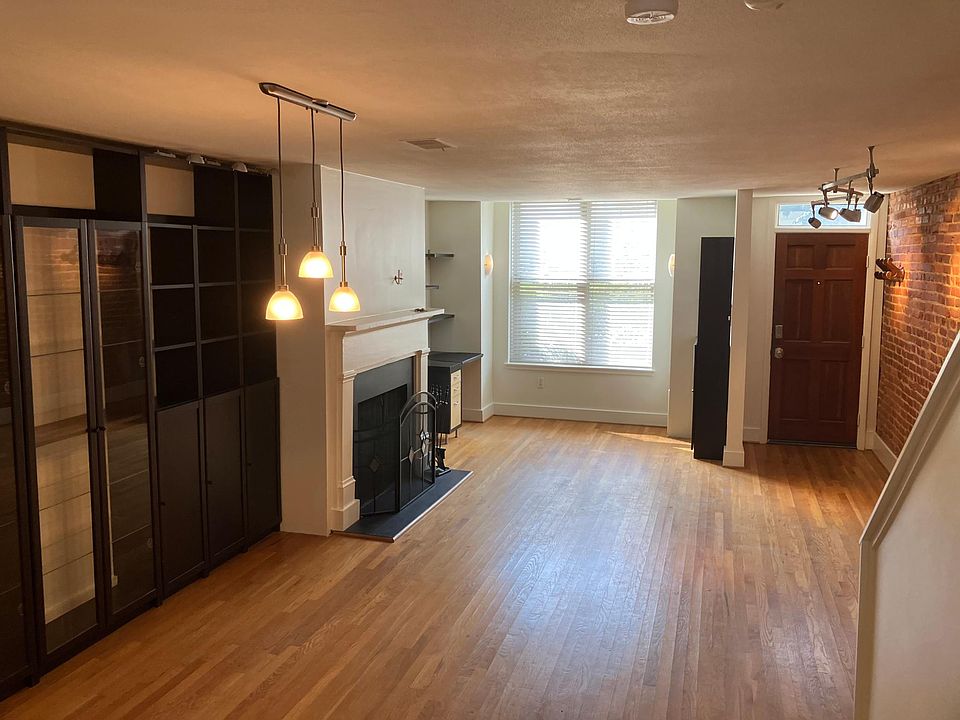 view from dining room to living room