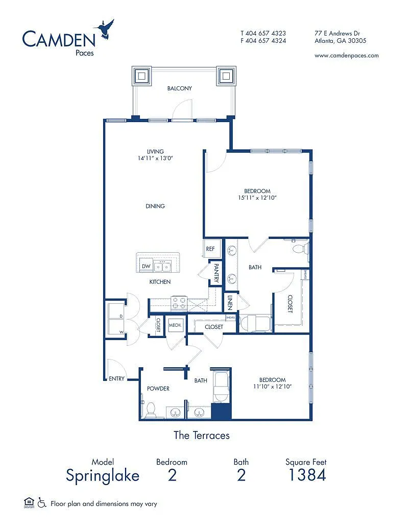 Floor plan Springlake