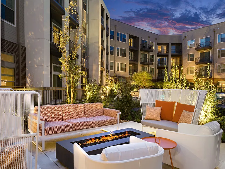 Fire Pit in Pool Space