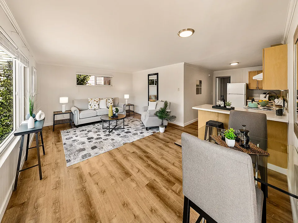 New luxury vinyl plank flooring and new lighting package.